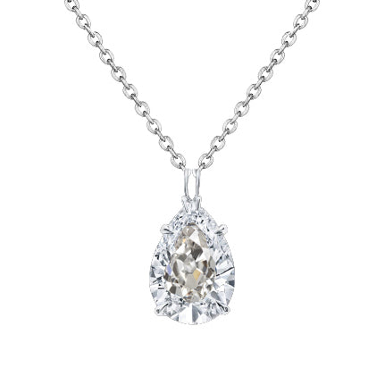 Diamond Anniversary Pendant 1 Ct Pear Old Miner Jewelry