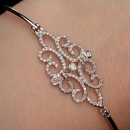 Womens Diamond Bangle