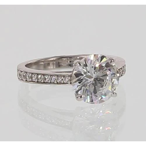  Setting Engagement Ring 5.50 Carats Jewelry