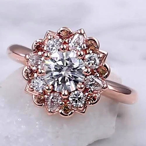 Rose Gold Engagement Ring