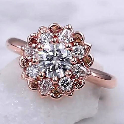 Rose Gold Engagement Ring