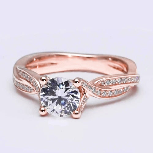 Diamond Engagement Solitaire Ring With Accents Success