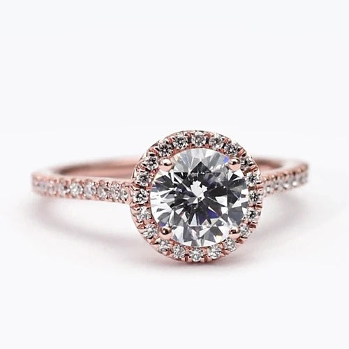 Halo Diamond Ring