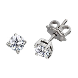 Natural Diamond Earring 2ct - White Gold 14K