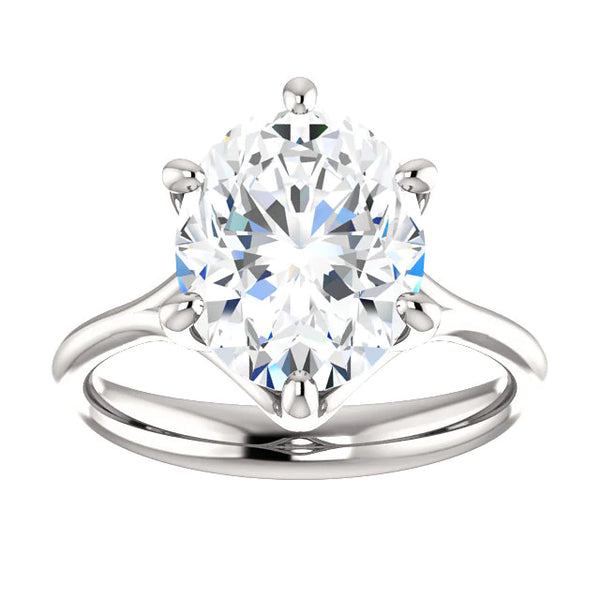 Diamond Solitaire Cathedral Setting Engagement Ring