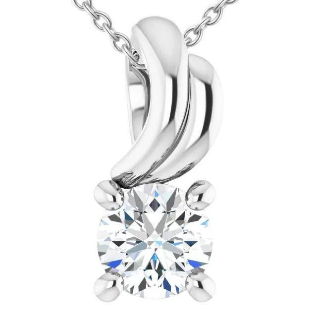 2.50 Carats Diamond Pendant