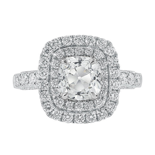 Halo Anniversary Ring Gold Old Miner Diamond