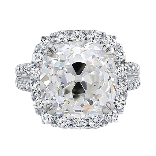Halo Old Miner Diamond Ring