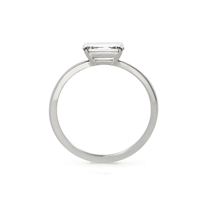 Eagle Claw Prongs Emerald Diamond Classic Ring