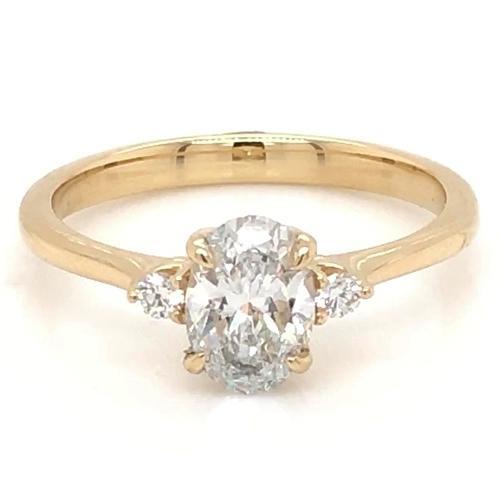 Oval Cut Diamond Ring