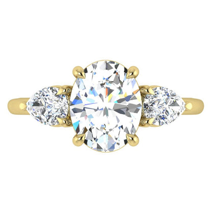 Three Stone Engagement Ring