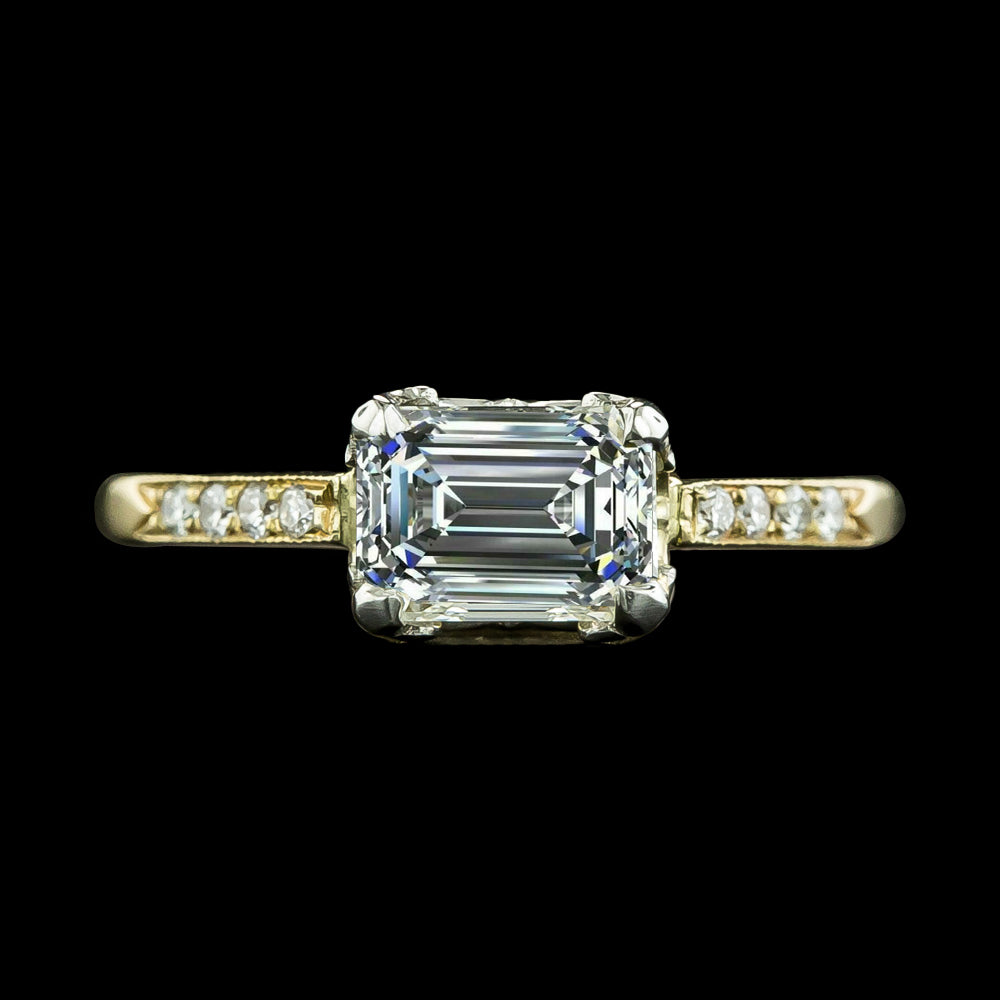 White Gold Anniversary Diamond Anniversary Ring Two Tone Gold