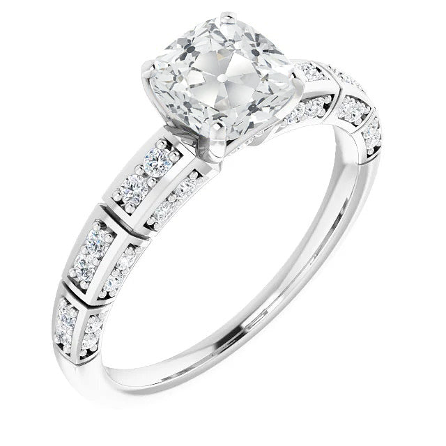 Engagement Ring Old Miner Diamond