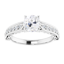 Real  Engagement Ring Old Miner Diamond 4 Prong Set Jewelry 3.25 Carats