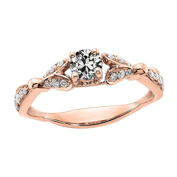 Engagement Ring Round Old European Diamond