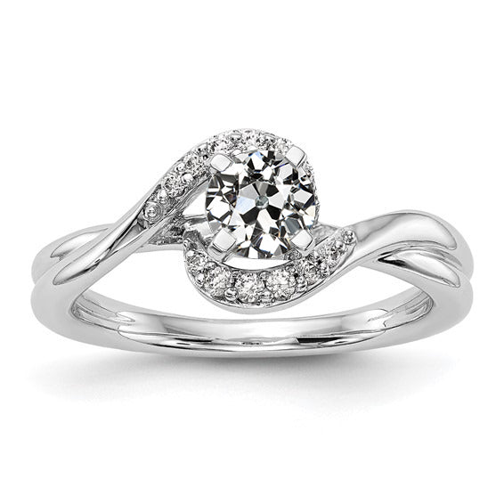 Old Miner Diamond Engagement Ring 