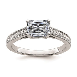 Natural Diamond Ring 4.25ct - White Gold 14K