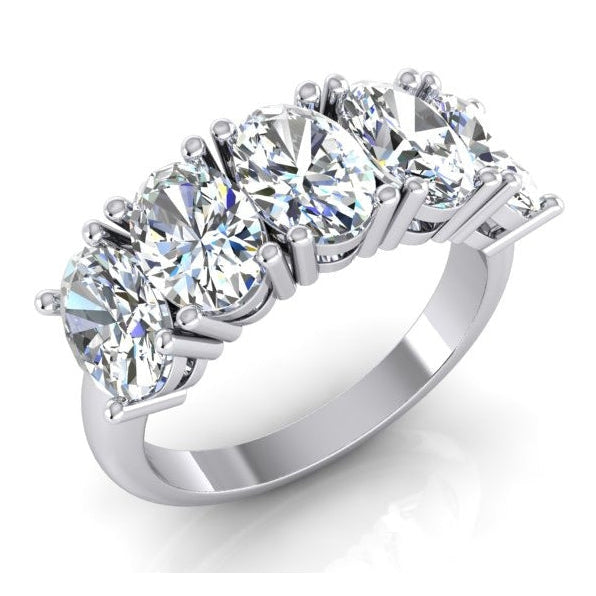 Oval Diamond Band