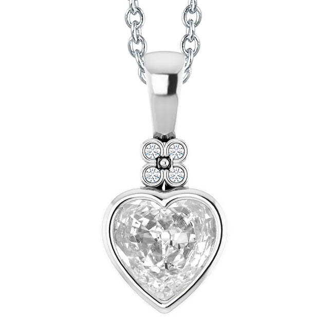 natural round diamond 4ct watch front view