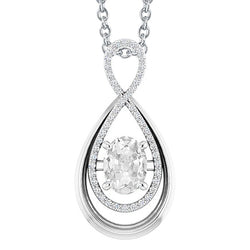 Gold Natural Earth Mined Diamond Pendant Pear Shaped Round & Oval Old Miner 2.50 Carats