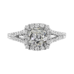 Natural Diamond Ring 2ct - White Gold 14K