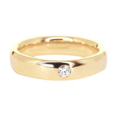 Gypsy Diamond Band 0.25 Carats Yellow Gold 14K Men's Ring