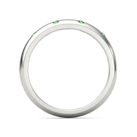 Gypsy Diamond Green Emerald Band 1.10 