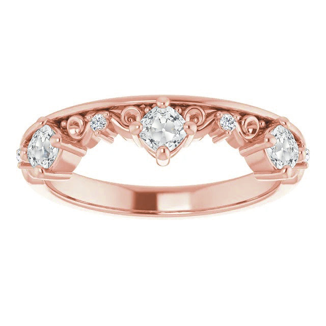 Half Eternity Band Old Miner Diamond