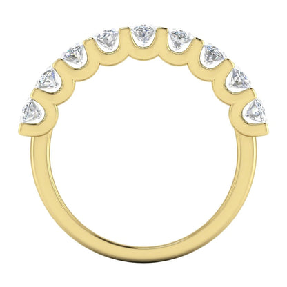 Sparkling Oval Diamond Ring Set Yellow Gold 14K