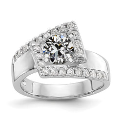 Halo Old Miner Diamond Anniversary Ring 3 Carats Thick Shank