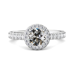 Natural Diamond Ring 4.50ct - White Gold 14K