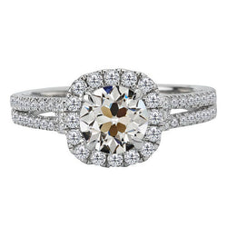 Natural Diamond Ring 5ct - White Gold 14K
