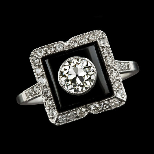 natural round diamond 3.25ct ring front view
