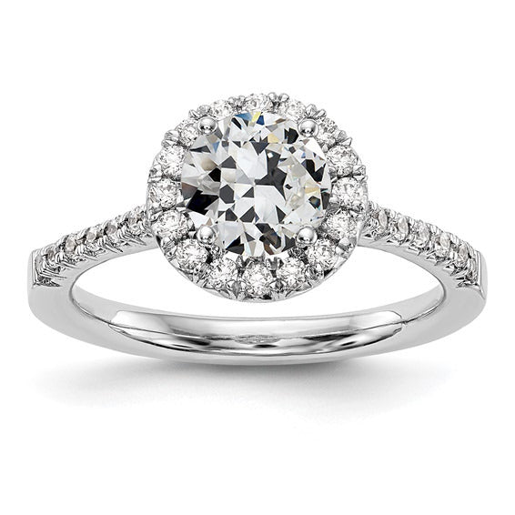 Halo Old Miner Diamond Ring With Accents Jewelry