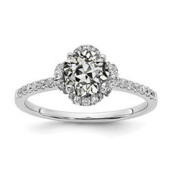 Natural Diamond Ring 3ct - White Gold 14K