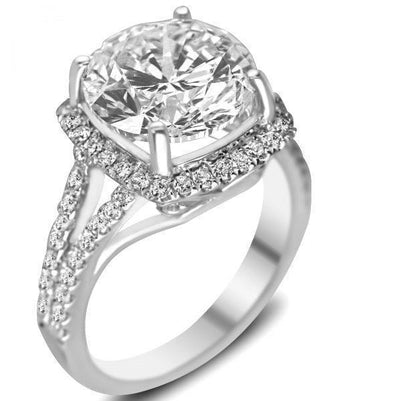 Hidden Halo Diamond Anniversary Ring New