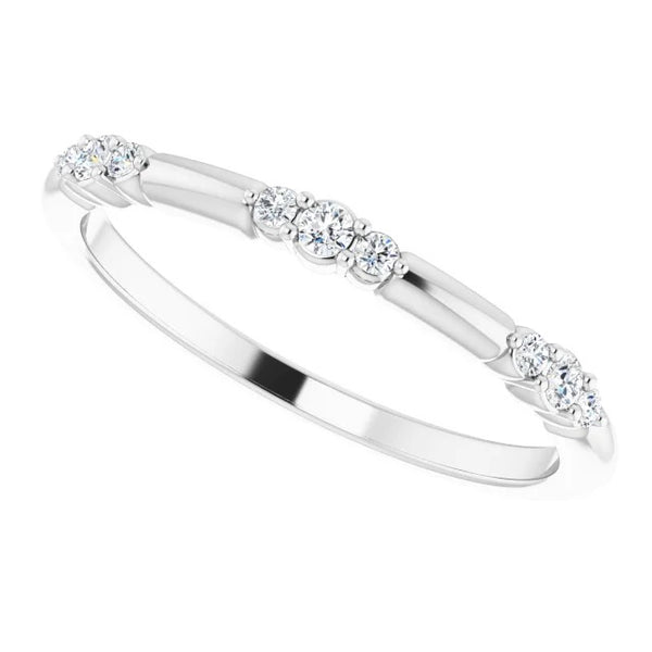 Engagement Ring Diamond Round Promise Ring 1.05 Carats White Gold 14K