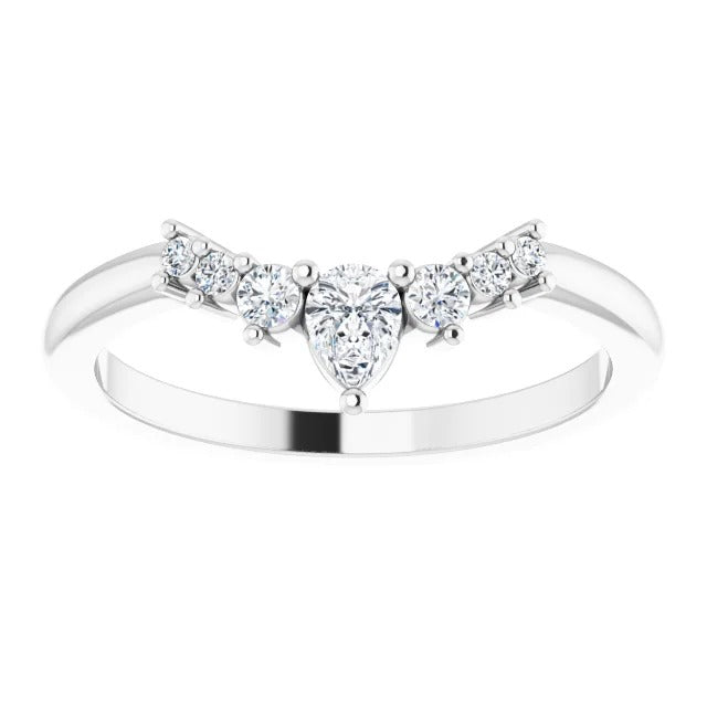 Band Diamond Wedding Anniversary Band 0.75 Carats Women Jewelry