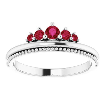 Wedding Ring Burma Ruby Antique Style Jewelry New Gemstone Ring