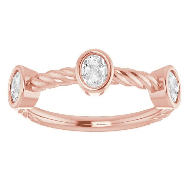 Ladies Oval Old European Diamond