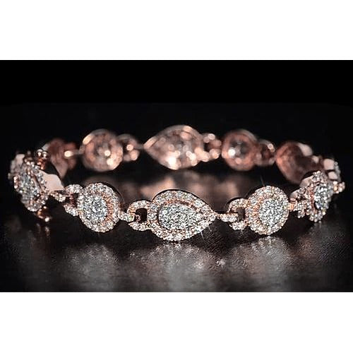 Products Ladies Tennis Bracelet 10 Carats Diamond 
