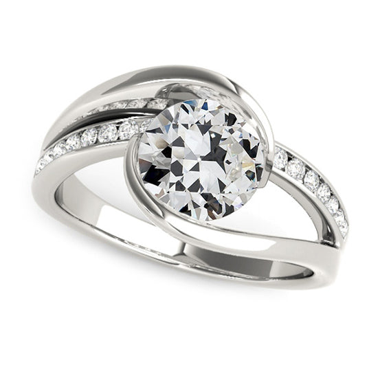 Lady's Wedding Ring Old Miner Diamond