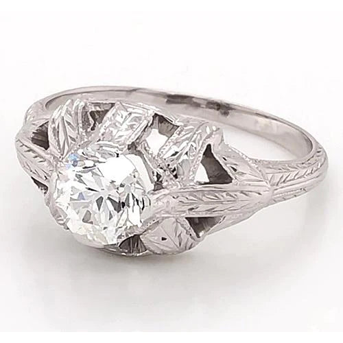 Like Edwardian Jewelry Diamond Engagement Ring Milgrain