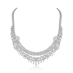 Like La Belle Epoque Jewelry 78 Ct Round Cut Diamond Women Necklace