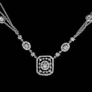 Like La Belle Epoque Jewelry F Vvs1 Brilliant Cut Diamond Lady Necklace