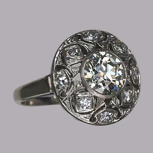 natural round diamond 1.50ct watch front view