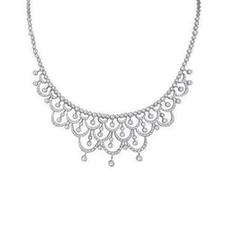 Like La Belle Epoque Jewelry Small Brilliant Cut Diamond Necklace