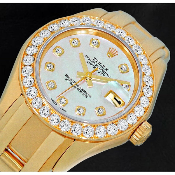 80298 Rolex MOP Dial Yellow Gold Ladies Watch