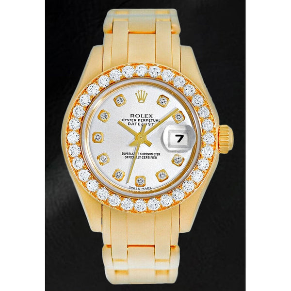 Rolex Pearlmaster  29mm 18K Yellow Gold Ladies Watch