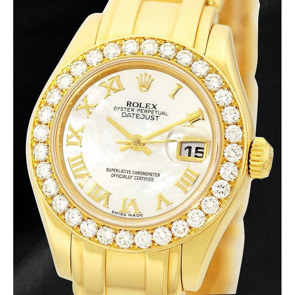Rolex Pearlmaster 29mm 18K Yellow Gold Ladies Watch
